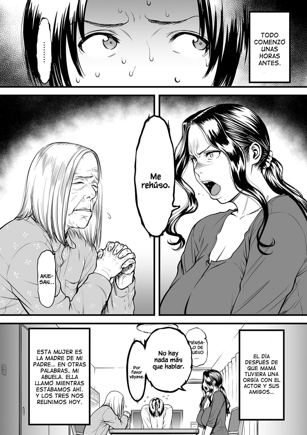 [Tsuzura Kuzukago] Boku no Kaa-san wa AV Joyuu │ Mi Mamá es una Actriz Porno Cap. 1-6 [Spanish] =P666HF=