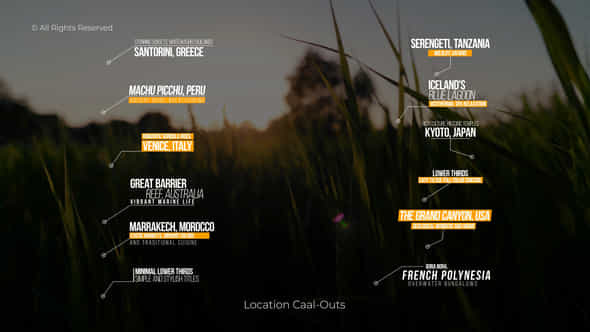 Location Call-Outs - VideoHive 48675381