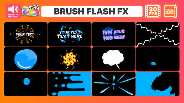 Brush Flash FX - VideoHive 38538018