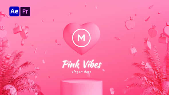 Pink Sweet Logo - VideoHive 47466968