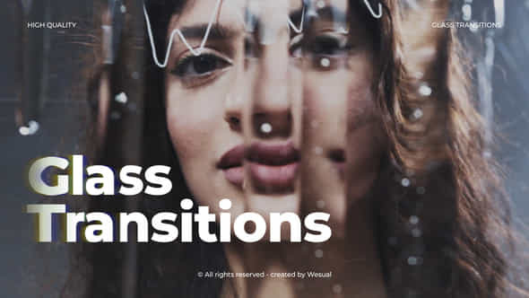 Glass Transitions Mogrt - VideoHive 57003973