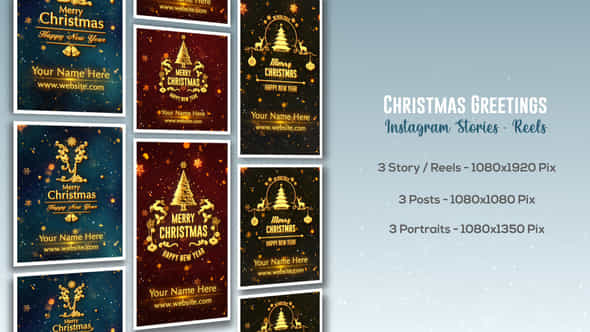 Christmas Stories Instagram Stories - VideoHive 49501663