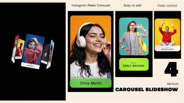 Vertical Carousel Instagram Reels - VideoHive 58273210