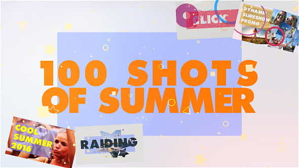 100 Shots of Summer Slideshow - VideoHive 17831020