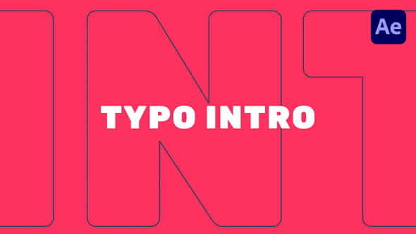 New Typo Intro - VideoHive 37333112