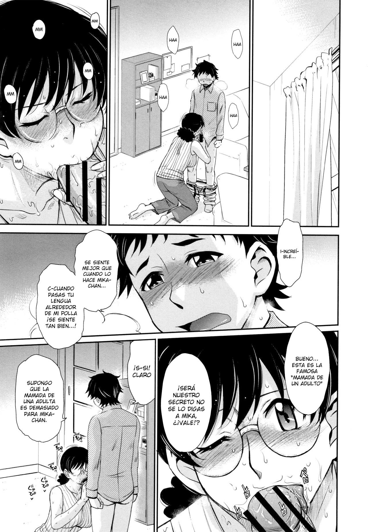 [Tsukino Jyogi] Hitozuma, Mitsu to Niku [Spanish] [Lozlauro]
