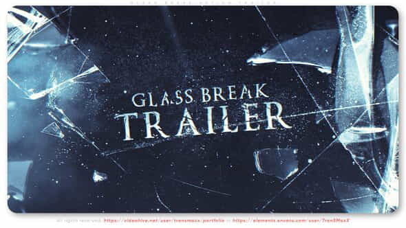 Glass Break Action - VideoHive 39168133