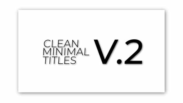 Minimal Titles 10 - VideoHive 42760360