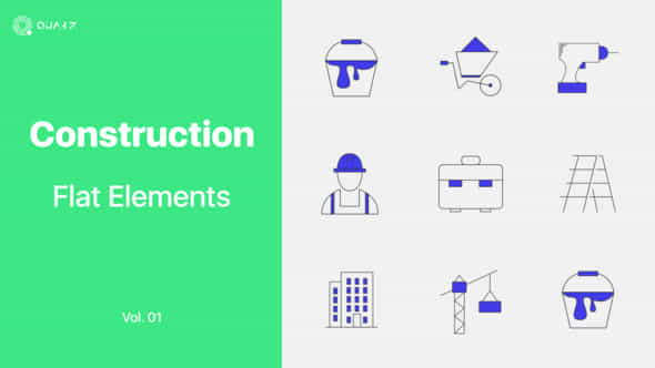 Constructions Icons - VideoHive 45828825