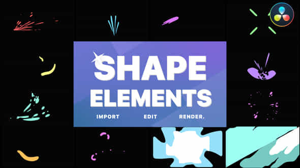 Shapes Elements - VideoHive 38975978