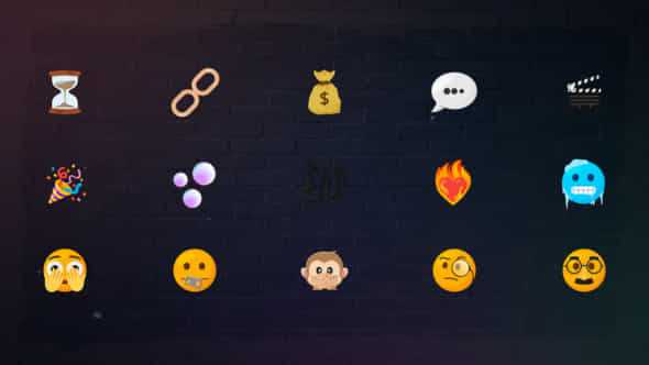 Animated Emoji Vol03 - VideoHive 57865844
