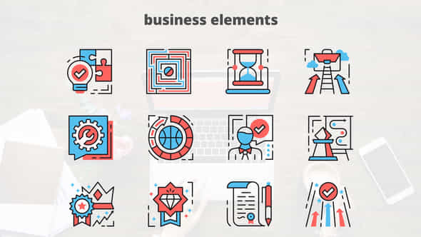 Business Elements - - VideoHive 23455639