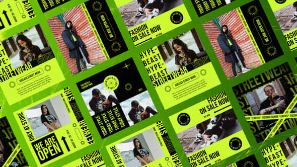 Greendie Hip Hop Reels Stories - VideoHive 49274325