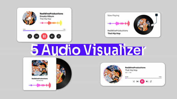 Audio Visualizer Template - VideoHive 58999249
