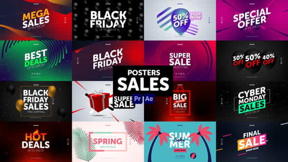 Posters Sales - VideoHive 30923966