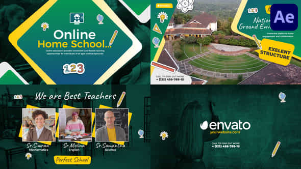 Online Home School - VideoHive 47834332