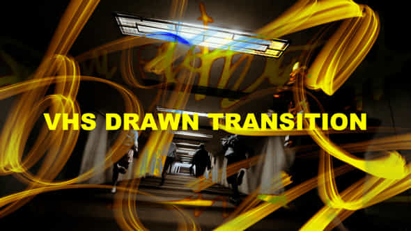 VHS Drawn Transition - VideoHive 46647085