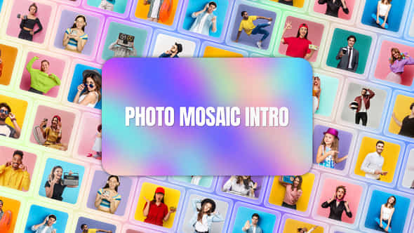 Glass Mosaic - VideoHive 58534193
