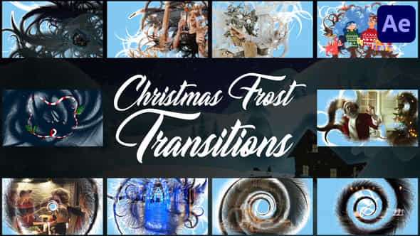 Christmas Frost Transitions - VideoHive 41999594