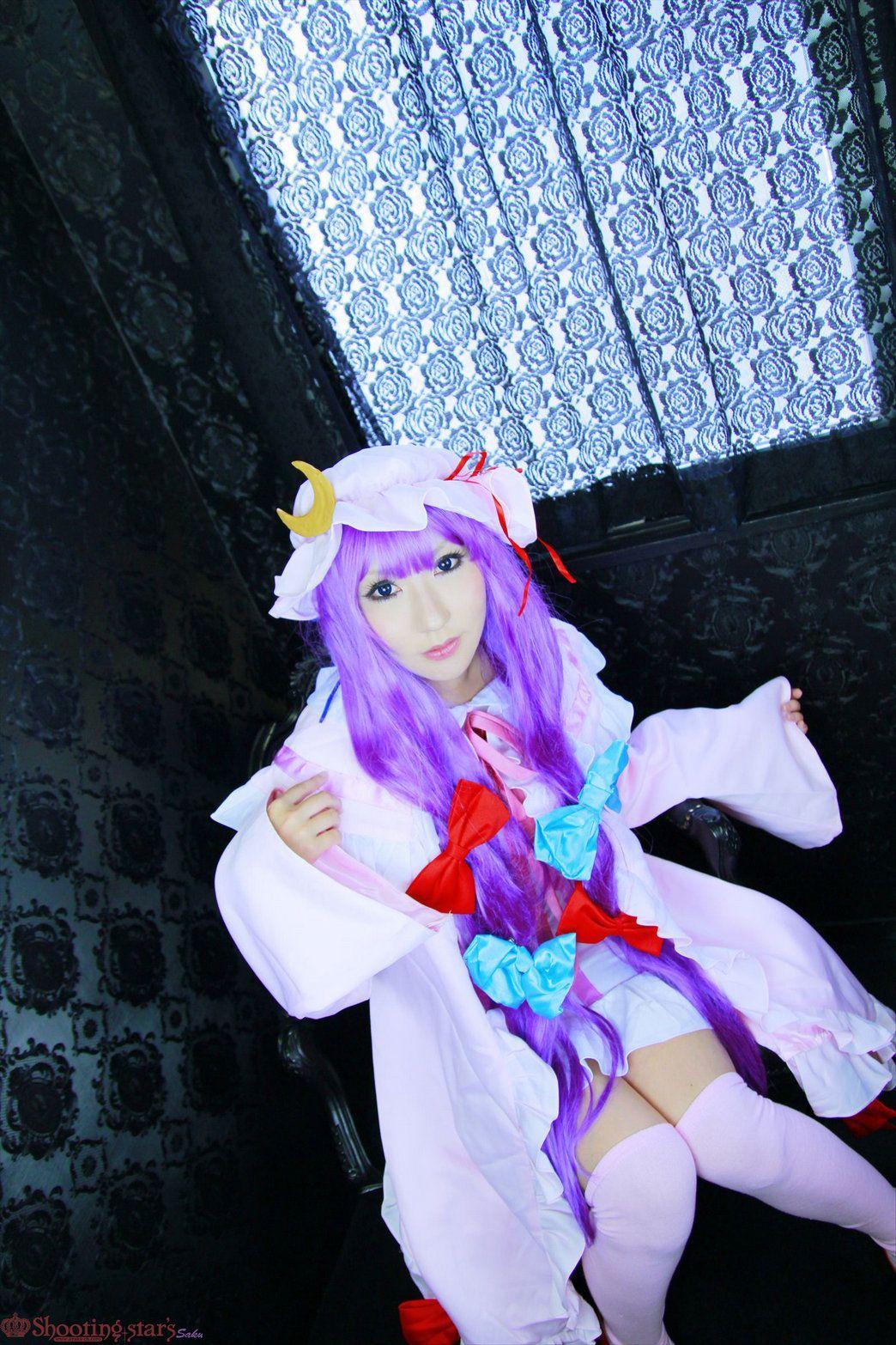 绫香サク (サク綾香 Saku Ayaka) 《東方Project》Patchouli Knowledge [Shooting Star’s] 写真集(4)