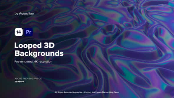 Looped 3D Backgrounds - VideoHive 38323575