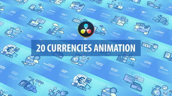 Currencies Animation | DaVinci Resolve - VideoHive 32537681