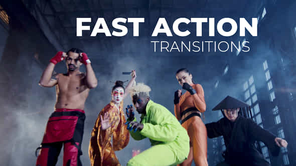 Fast Action Transitions After Effects - VideoHive 53511763