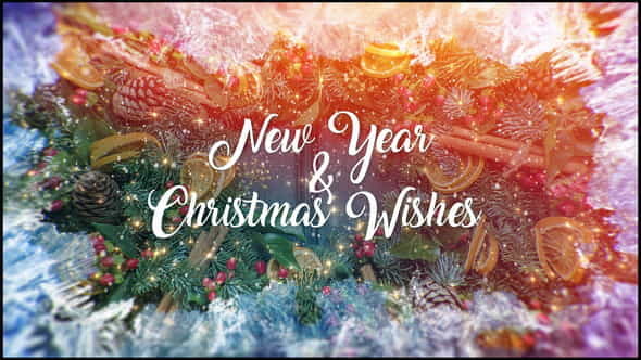 Christmas and New Year Wishes - VideoHive 23035677