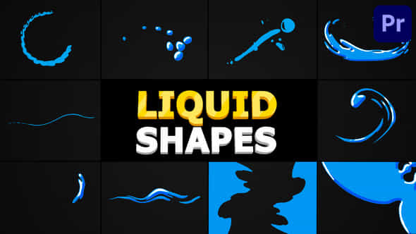 Liquid Shapes - VideoHive 32853358