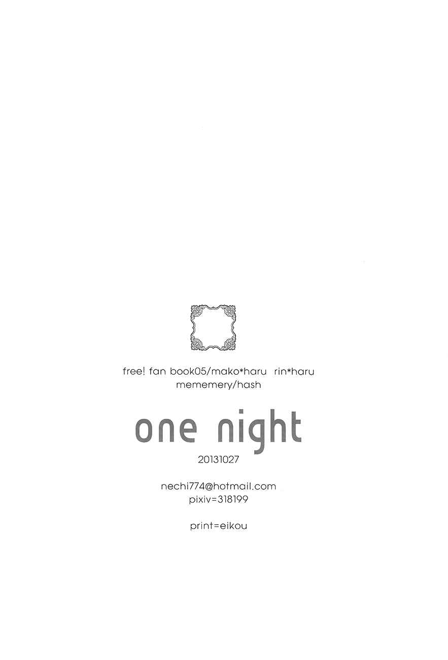 Doujinshi Free! One night Chapter-1 - 28
