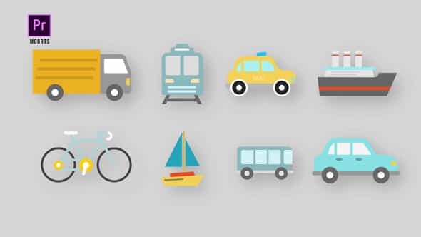 Transport Icons - VideoHive 34758588