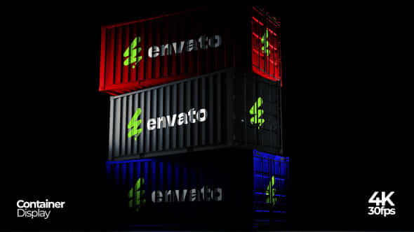 Cargo Container Display Mockup - VideoHive 59279307