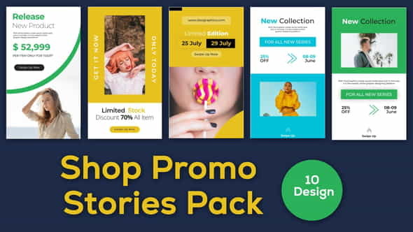 Shop Instagram Story After Effect - VideoHive 33197556