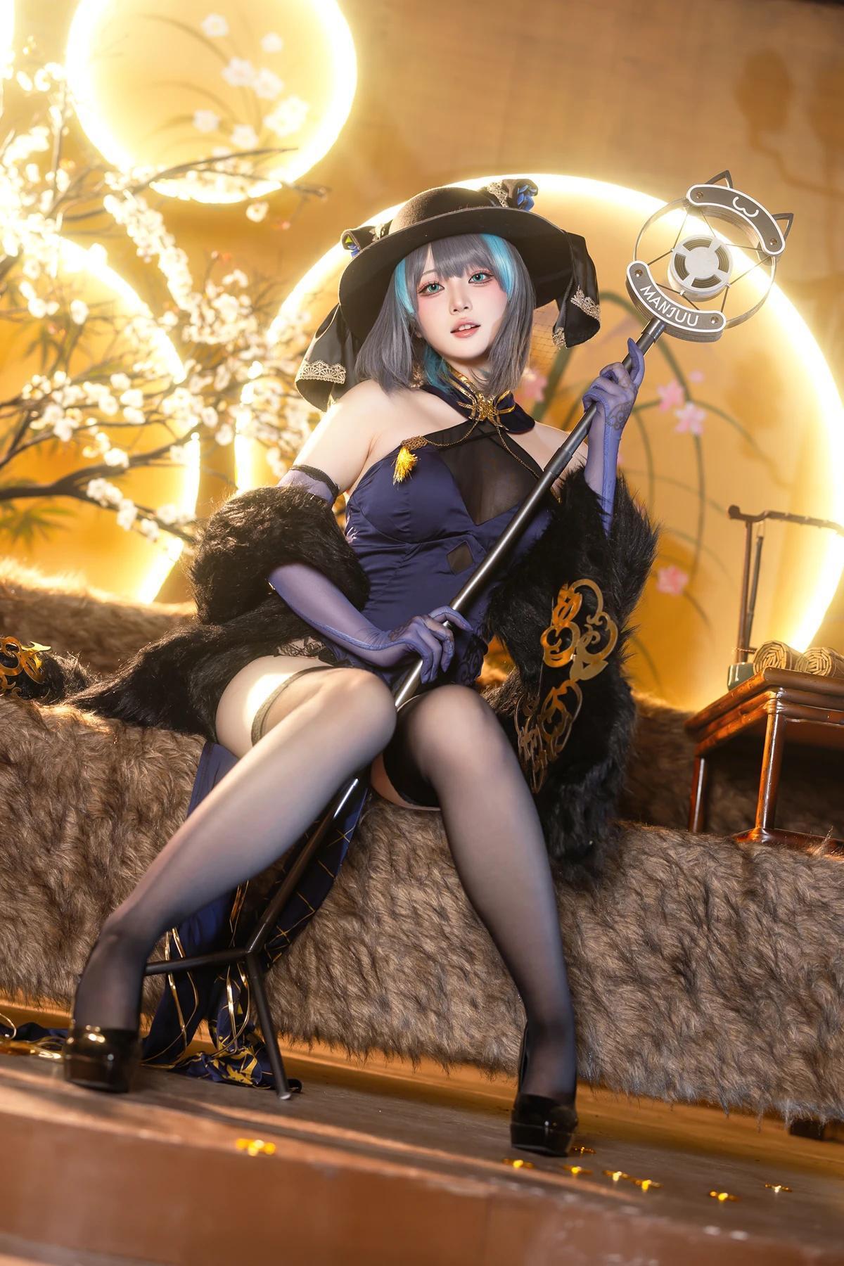 Cosplay 屿鱼 – 金装猫猫头(3)