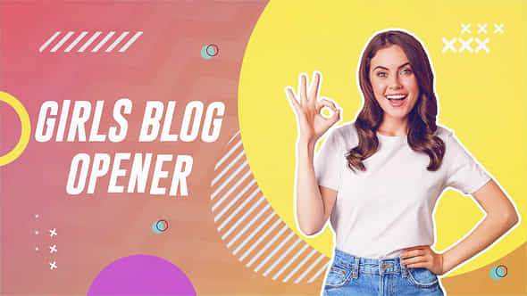 Girls Blog Opener - VideoHive 44410842