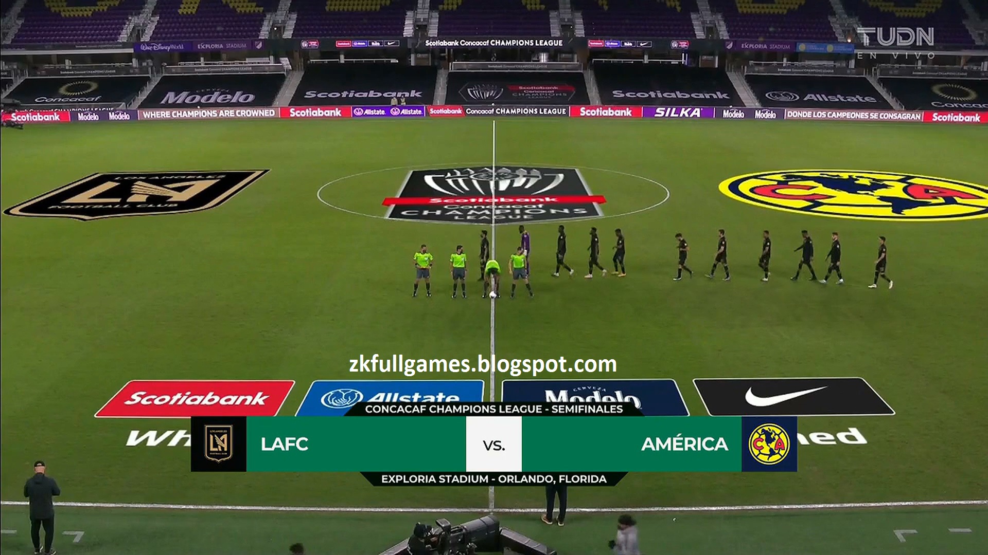 CONCACAF Champions League SemiFinal Los Angeles FC vs