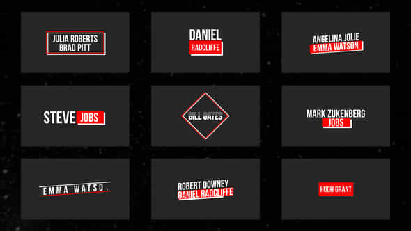 Lower Thirds - VideoHive 46120877