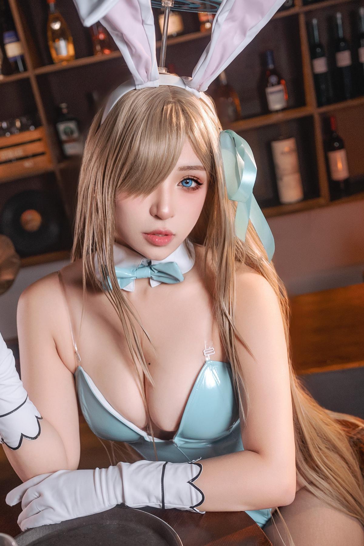 Cosplay 懵懵懵白日梦 – 明日奈兔女郎(4)