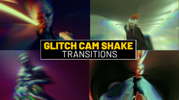 Glitch Cam Shake Transitions - VideoHive 52192023