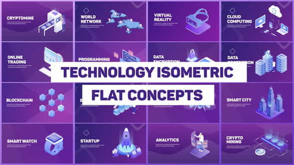 Isometric Technology - VideoHive 22413322