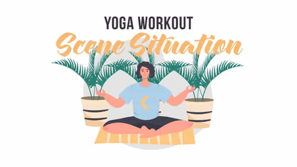 Yoga workout -Scene Situation - VideoHive 32350362