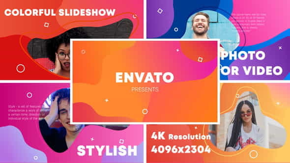 Colorful Slideshow After Effects - VideoHive 31457812