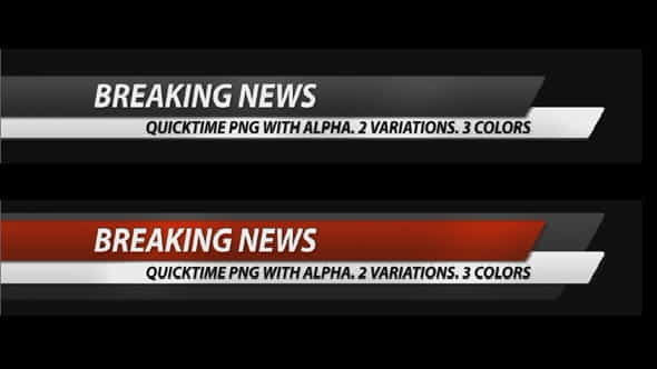 Breaking News Corporate Lower Third - VideoHive 101659