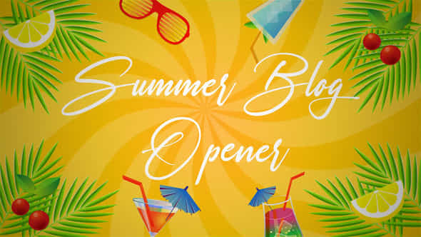 Summer Holiday Intro - VideoHive 53232363