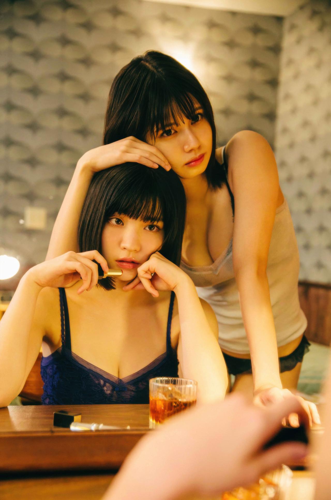 Nemoto Nagi 根本凪, Rin Kaname 鹿目凛, from でんぱ組.inc 写真集 ねもぺろ 「萌えキュン」 だけじゃありません。 Set.01(19)