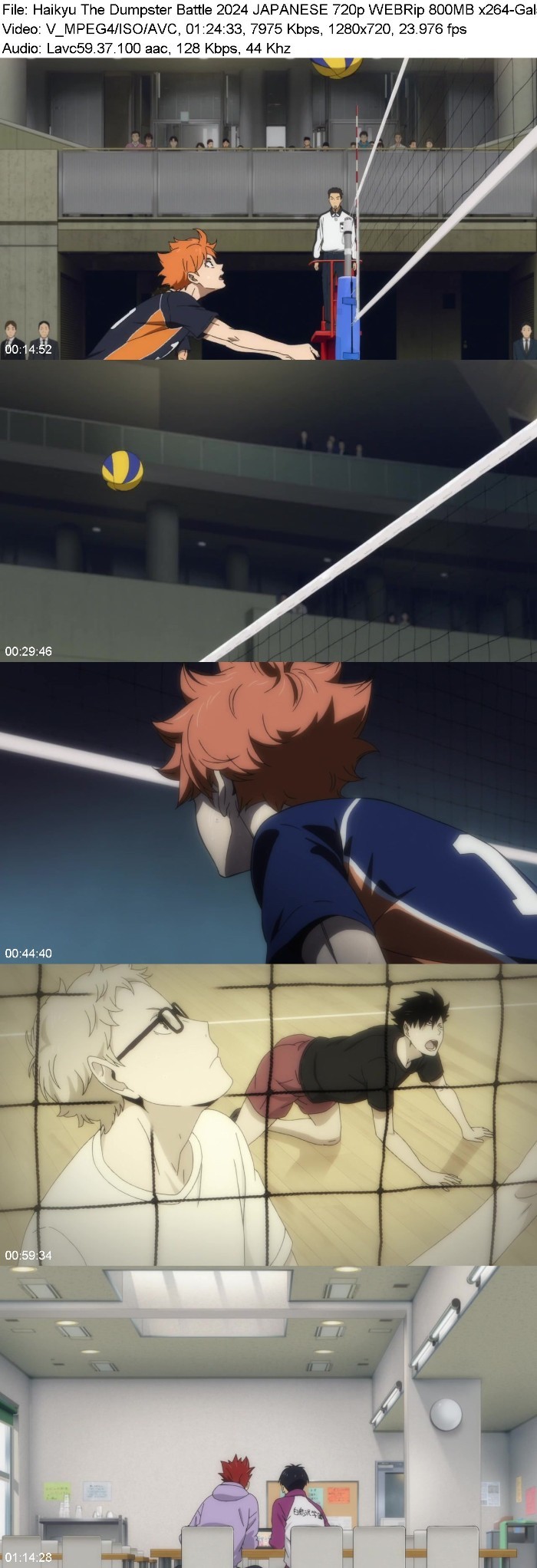 Haikyu The Dumpster Battle (2024) JAPANESE 720p WEBRip 800MB x264-GalaxyRG Aqj0ynTR_o