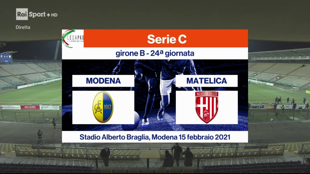 FUTBOL: Day 24 Serie C: Modena Vs Matelica - 15/02/2021