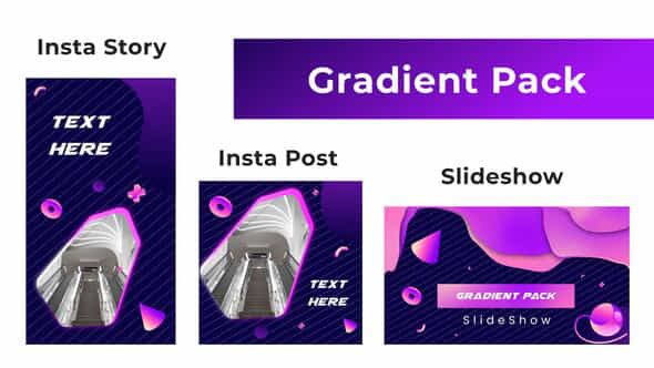 Futuristic Gradient Design - VideoHive 36231074