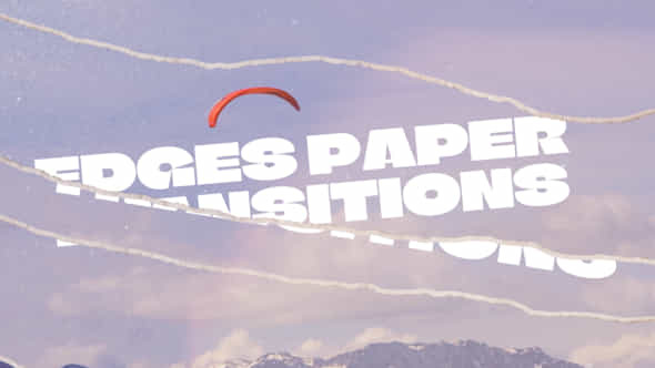 Edges Paper Transitions - VideoHive 54078604