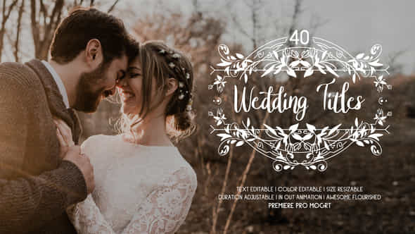 40 Flourish Wedding - VideoHive 37241713